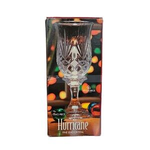 Vintage Hurricane St. George Lead Crystal, hand cut Crystal Hurricane